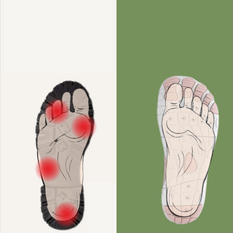 נעליים בריאות וללא החלקה לנשים וגברים