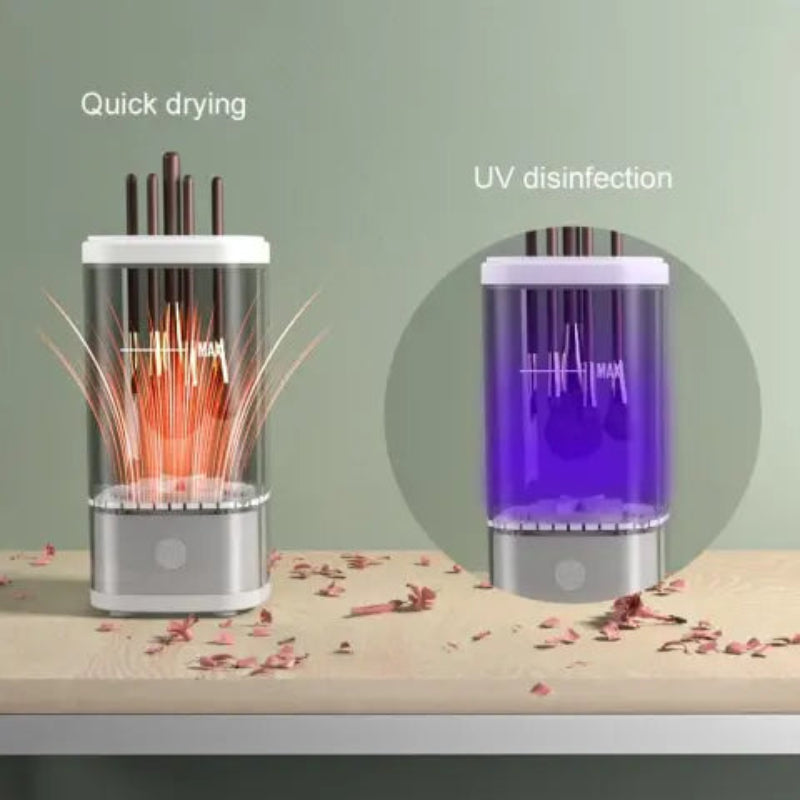 Electric brush cleaner, quick and efficient