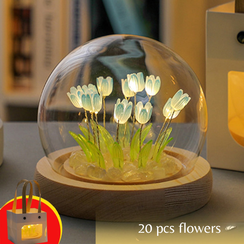 DIY tulipanlampe – Mild blomsterlys 