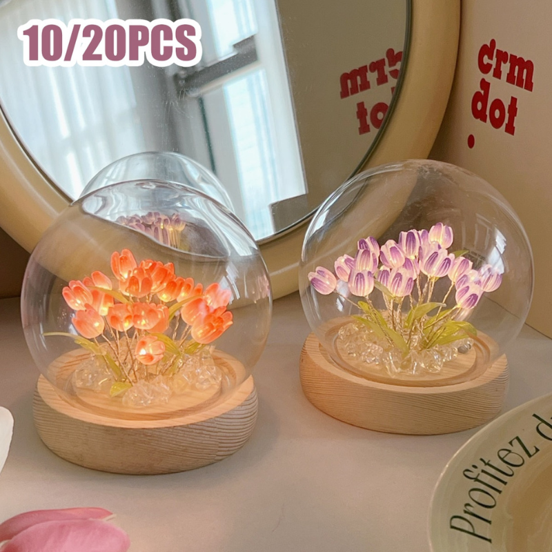 DIY tulipanlampe – Mild blomsterlys 