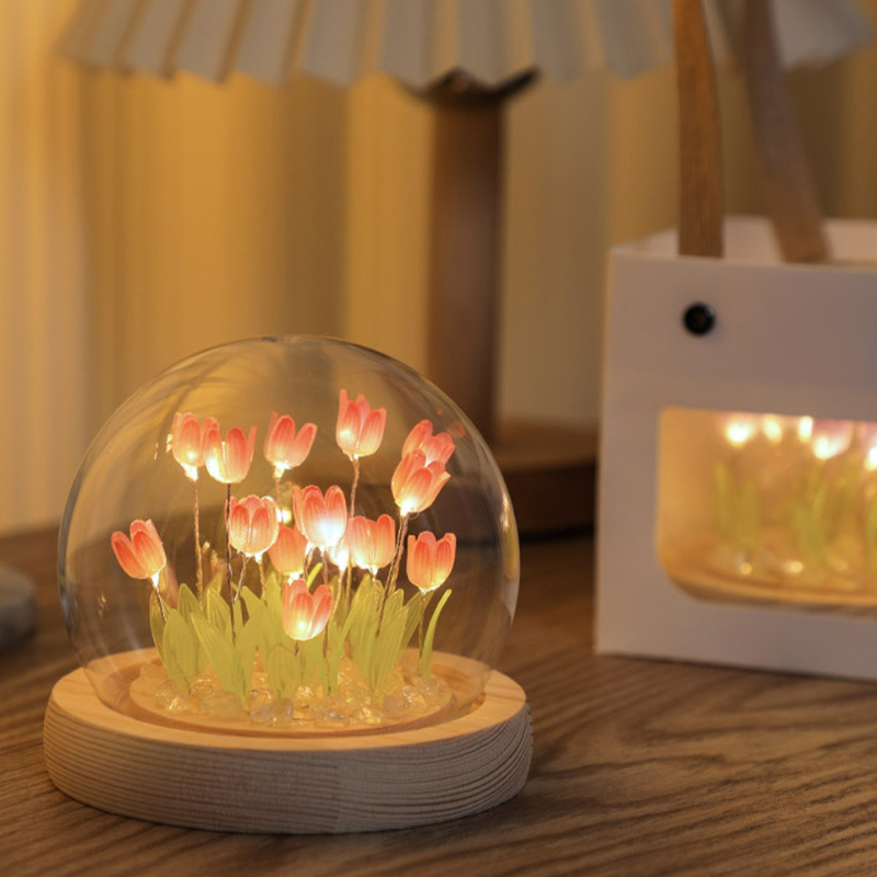 DIY tulipanlampe – Mild blomsterlys 