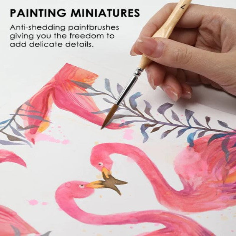 Tarkat siveltimet hienoille ja täydellisille yksityiskohdille (x11) 