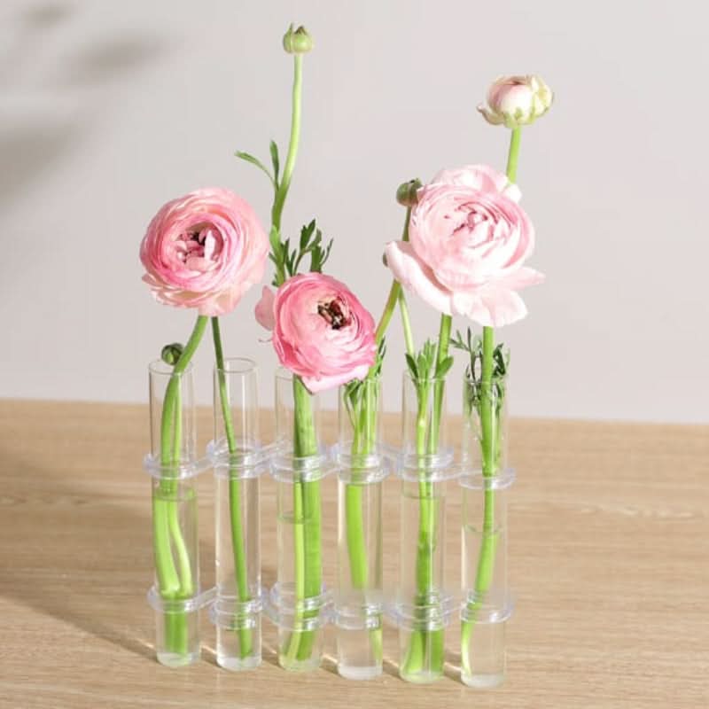 Elegante modulaire vaas voor creatieve bloemstukken 