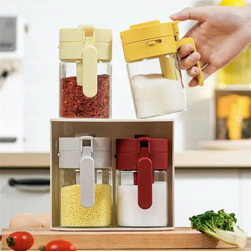 Dispensador inteligente para especias, azúcar o aceite 