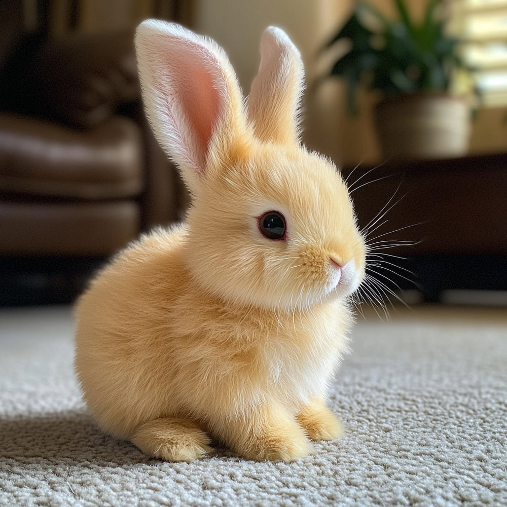 Ultra blød kaninbamse, den perfekte krammeven 