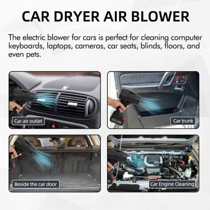 Cordless air blower – Clean effortlessly and without cables 