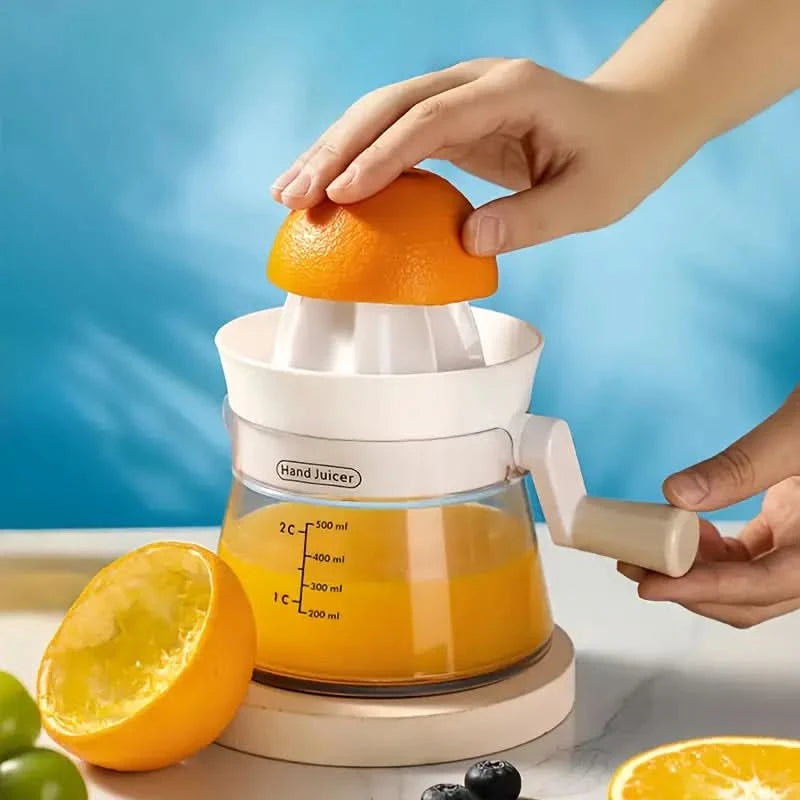 Exprimidor manual práctico para jugos frescos fáciles 