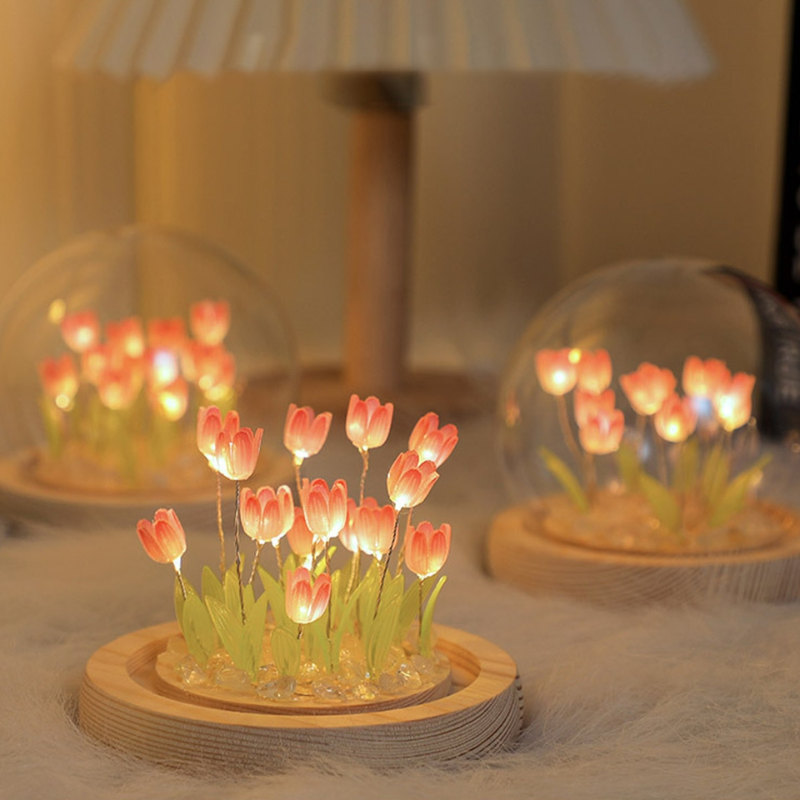 DIY tulipanlampe – Mild blomsterlys 