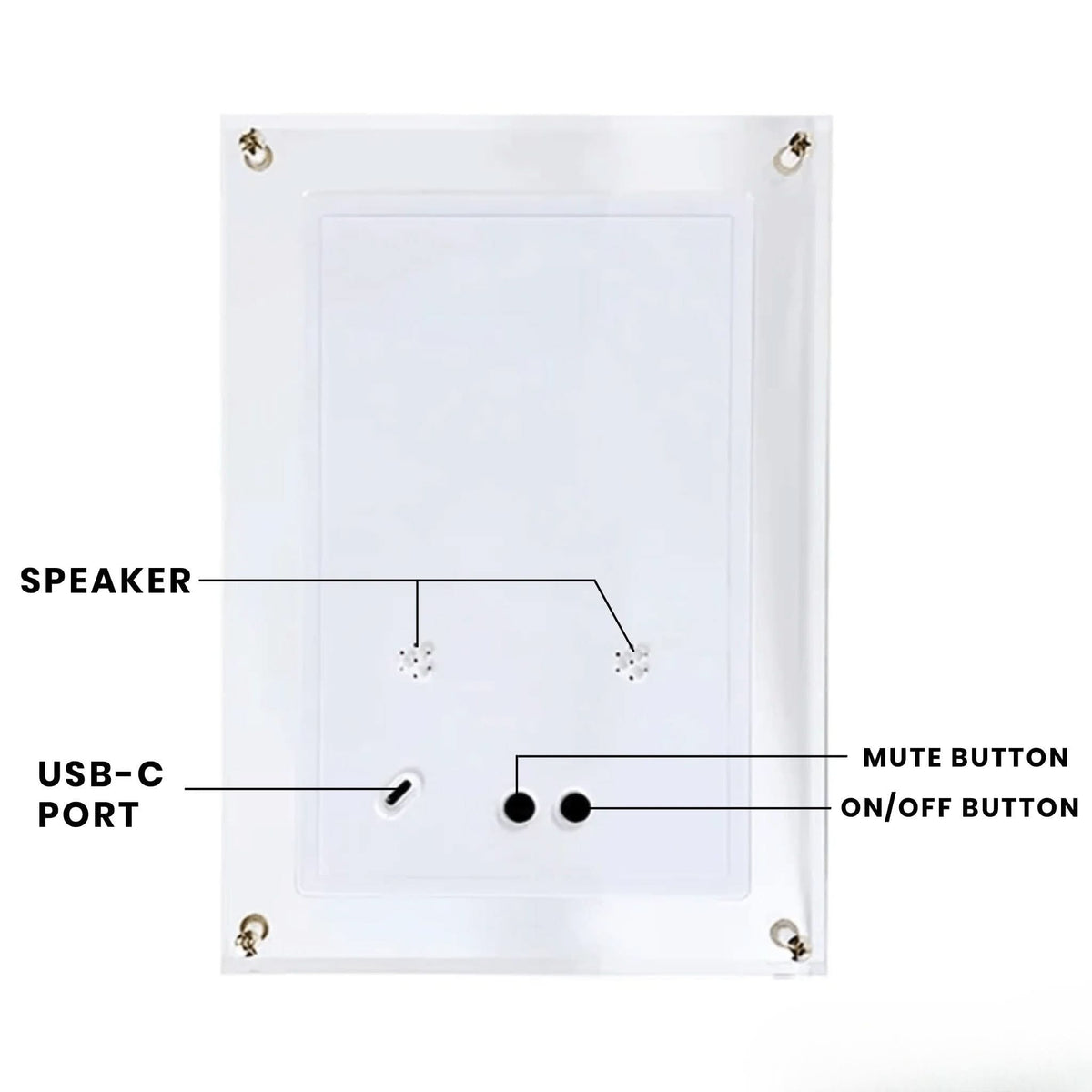Moldura digital luminosa para memórias inesquecíveis 