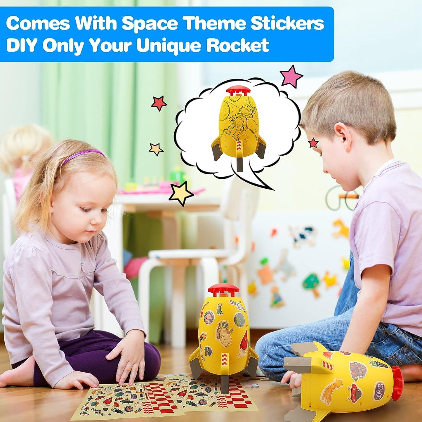 Fusée à Eau pour Enfants – Vole Grâce à la Pression !