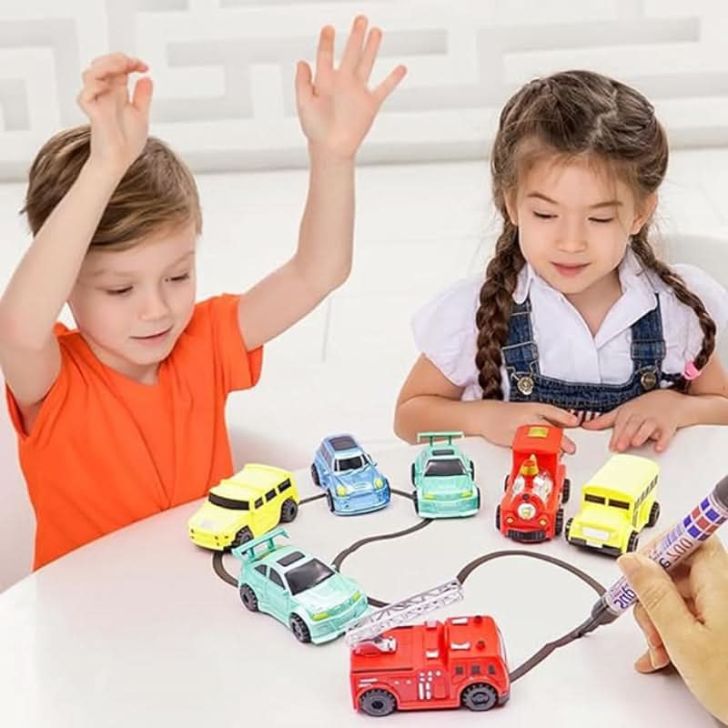 Taikauto, joka seuraa piirustuksiasi kuin taikaiskusta 