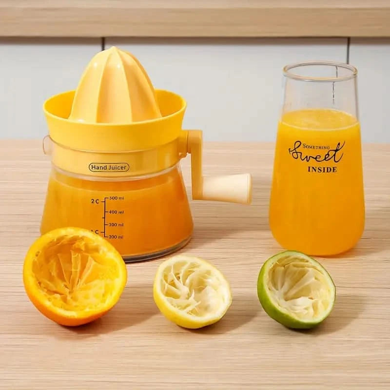 Exprimidor manual práctico para jugos frescos fáciles 
