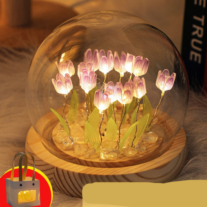 DIY tulipanlampe – Mild blomsterlys 