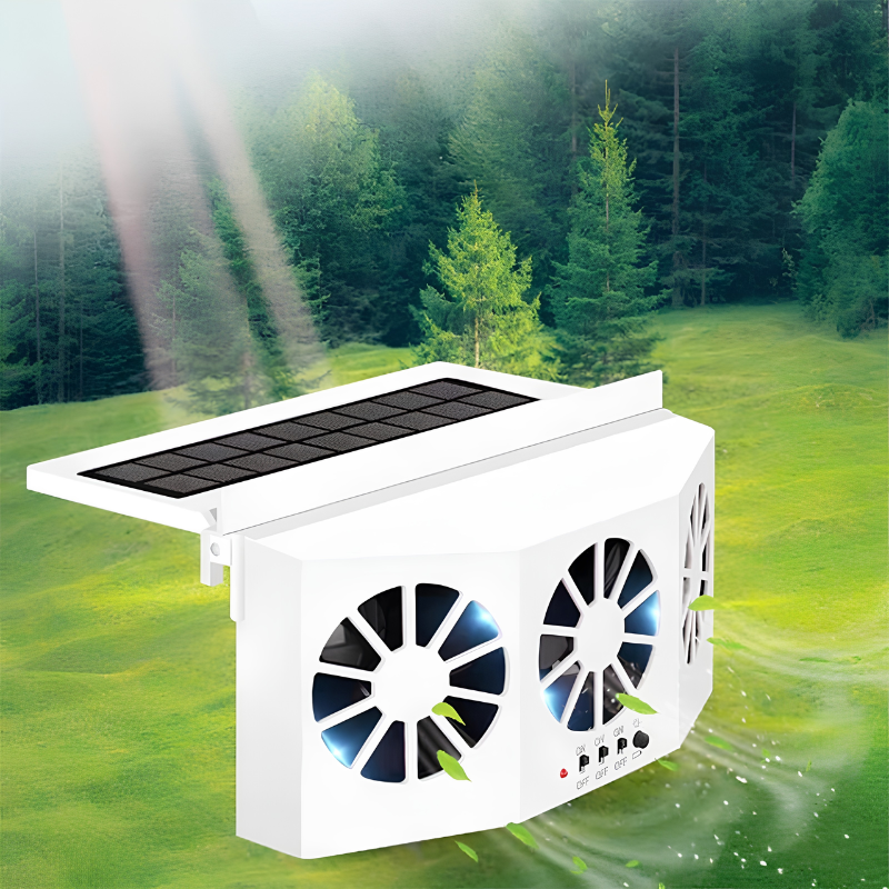 Solar-Autolüfter mit USB-Ladefunktion — Foto 11
