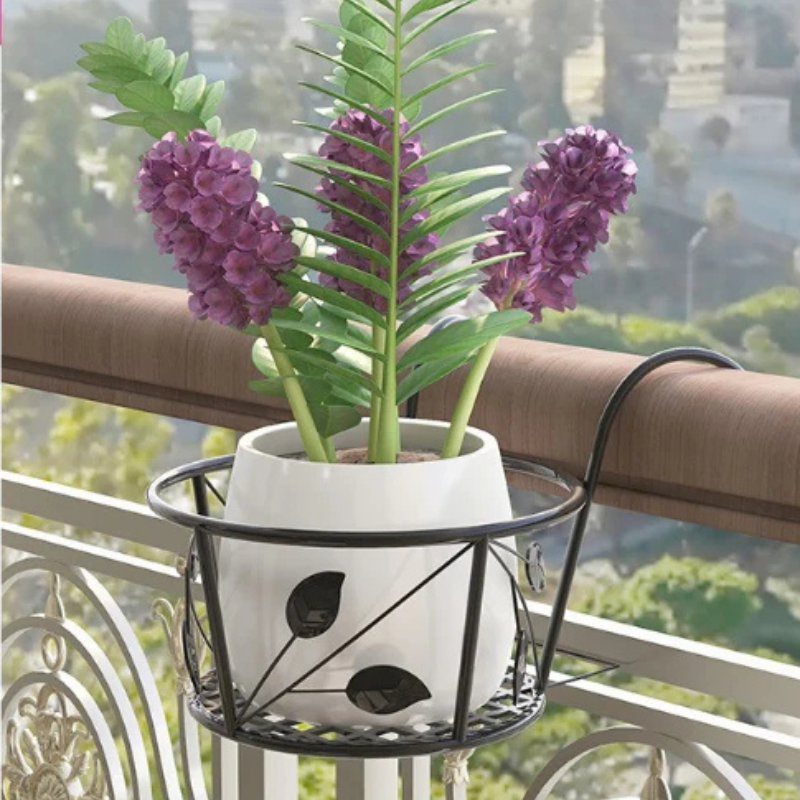 Support suspendu pour pots de fleurs