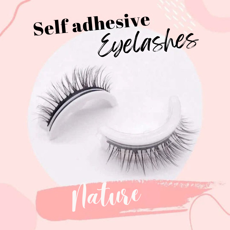 Cílios postiços autoadesivos para aplicação rápida 