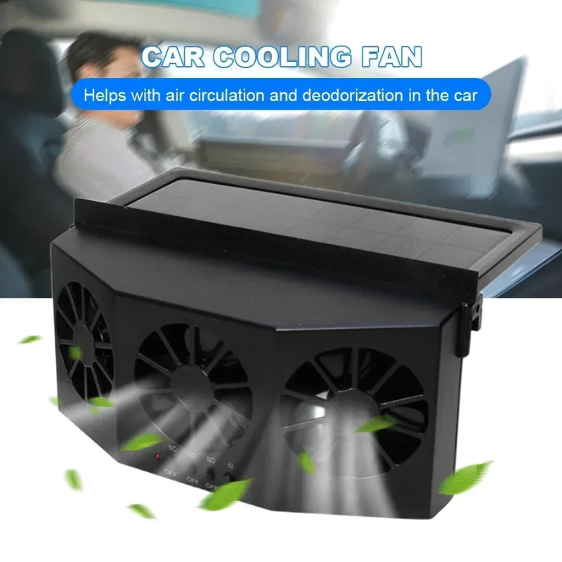 Solar-Autolüfter mit USB-Ladefunktion — Foto 10