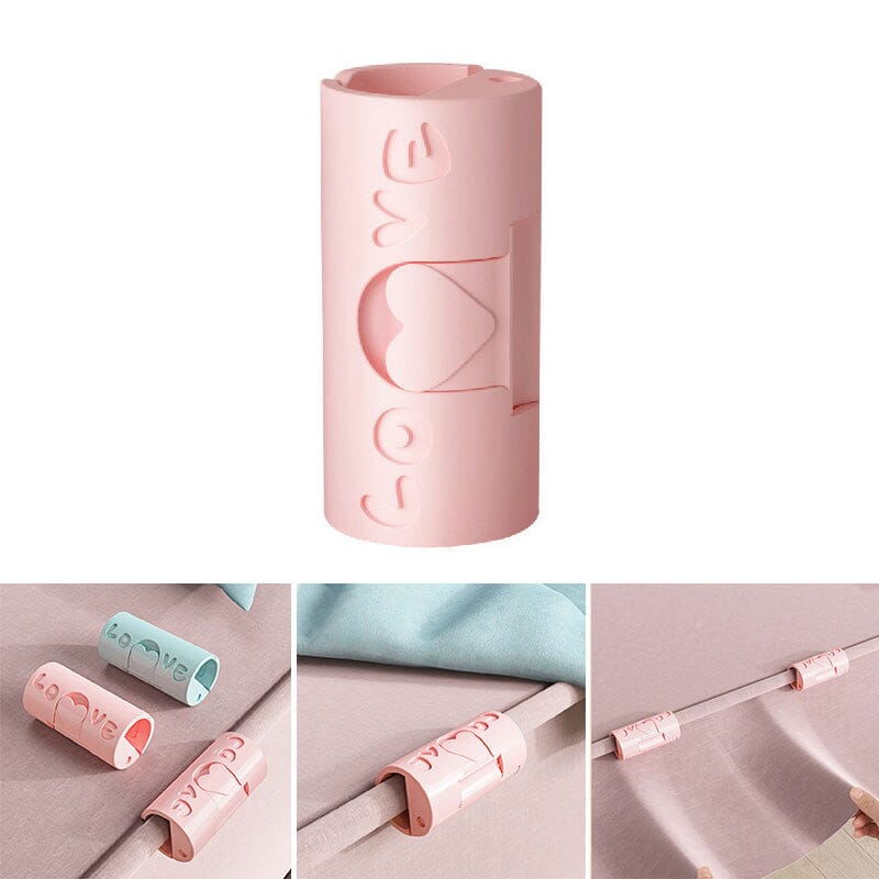 Clips décoratifs pour draps tendus et bien fixés (x12)