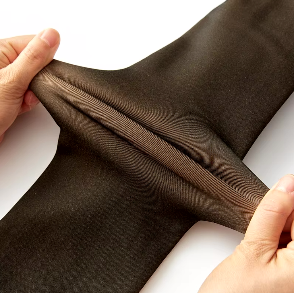 De transparante fleece panty 