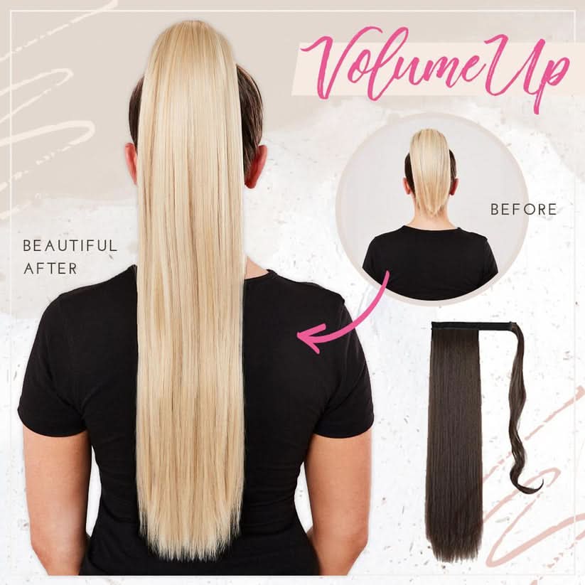 Glamour hestehale-extension for et chic utseende 