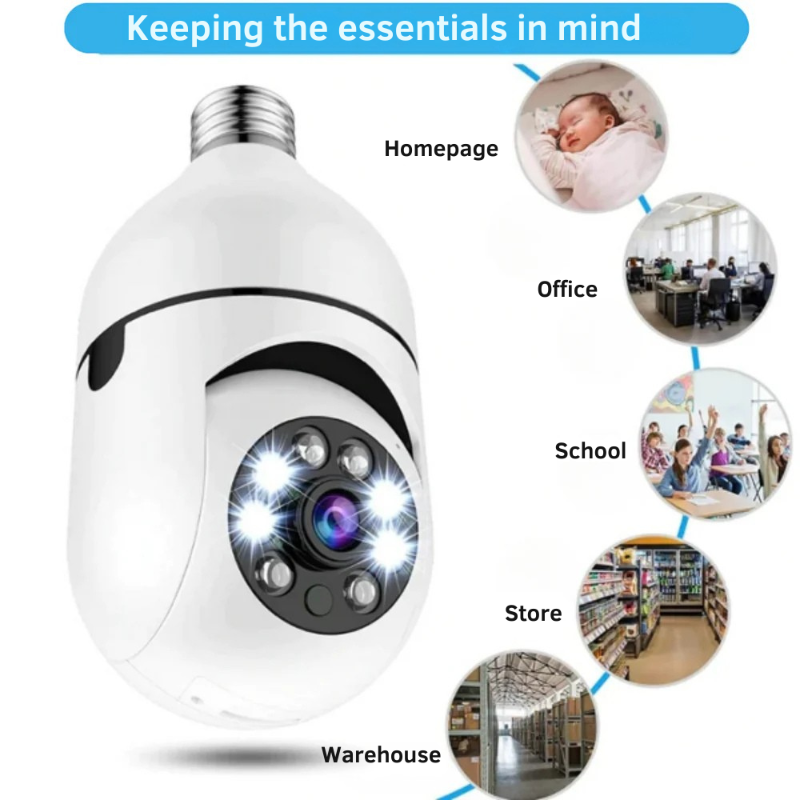 Vigie a sua casa discretamente com uma câmara LED 