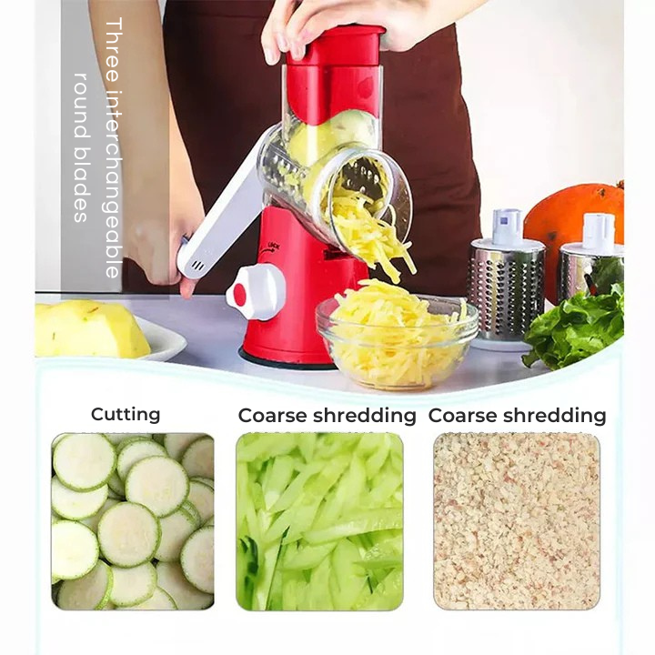 Tăiați, radeți și feliați cu ușurință, fără efort 