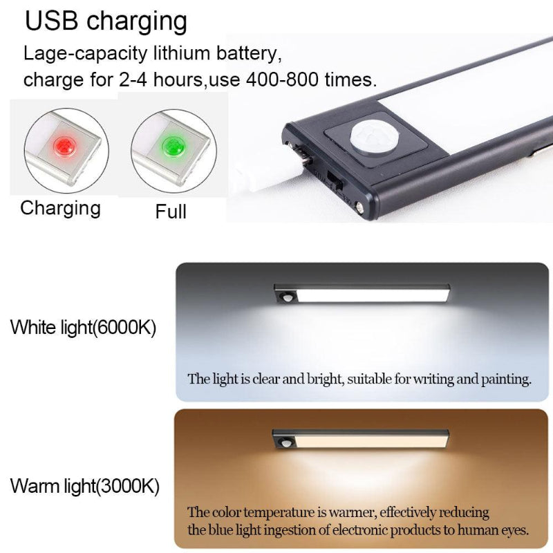 إضاءة ذكية لاسلكية مع كشف الحركة 