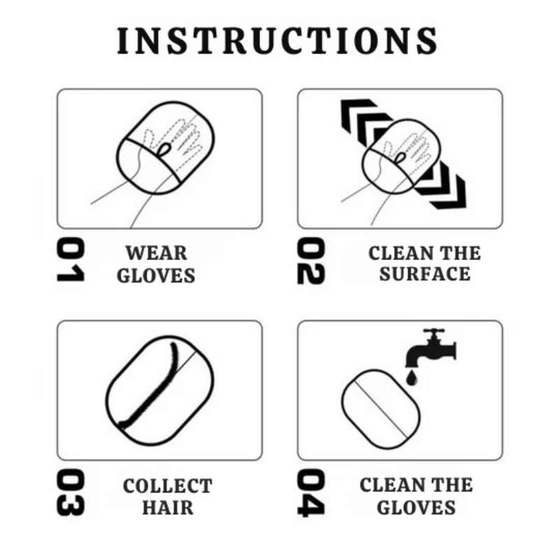 Elimine os pelos de animais sem esforço num gesto (x4) 