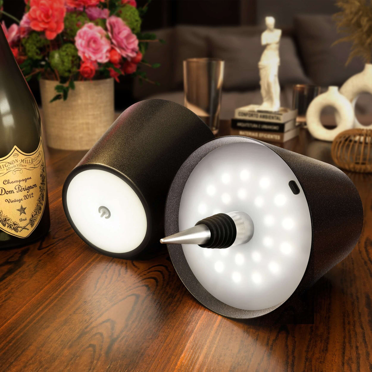 Lampa na fľašu bezdrôtová – elegantné a originálne osvetlenie 