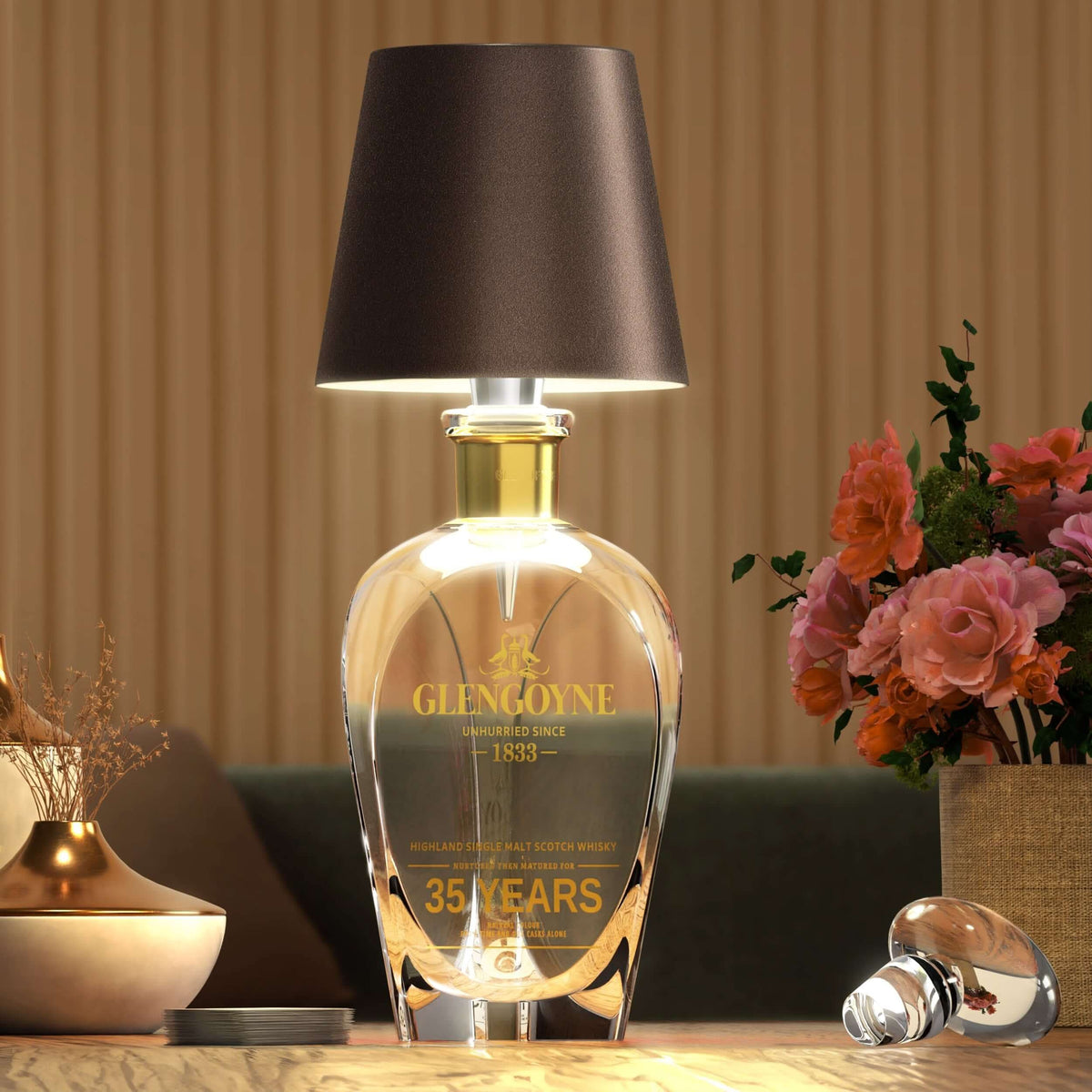 Lampa na fľašu bezdrôtová – elegantné a originálne osvetlenie 