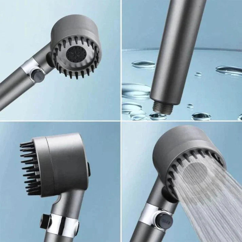 4-in-1 filtered shower with adjustable pressure 
