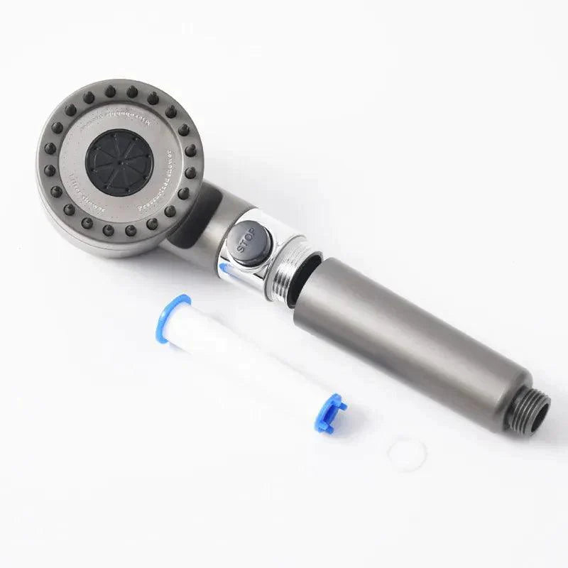 4-in-1 filtered shower with adjustable pressure 