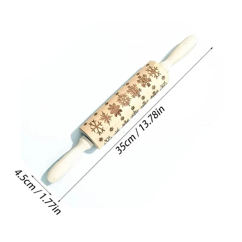 Τέλεια γιορτινά μπισκότα χάρη στον χαραγμένο πλάστη 