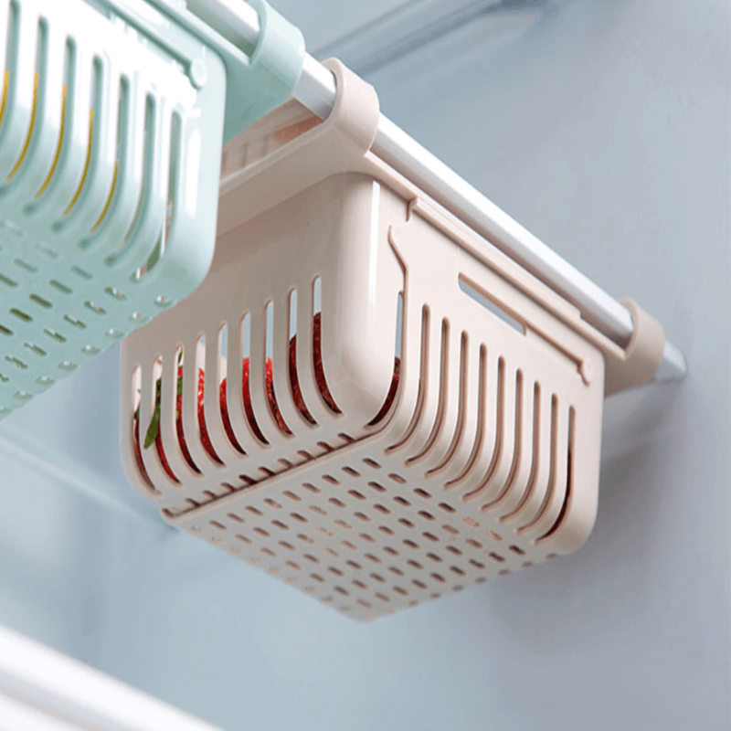 Organizador ajustável para refrigerador 