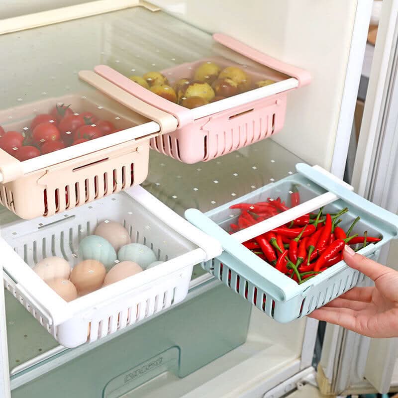 Organizador ajustável para refrigerador 
