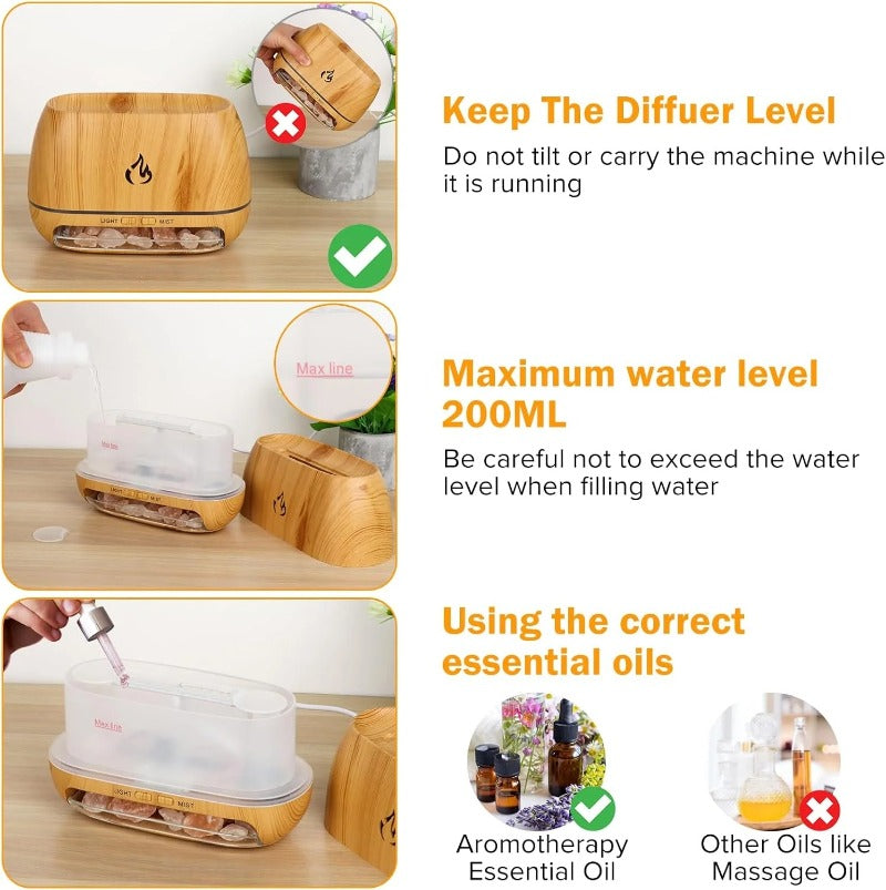 Uvoľňujúca atmosféra s efektom ohňa a upokojujúcej hmly 