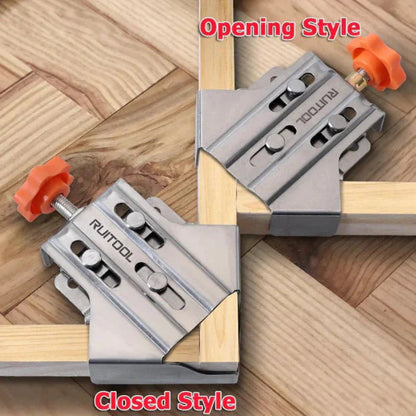 90° angle clamp for precise wood joints 