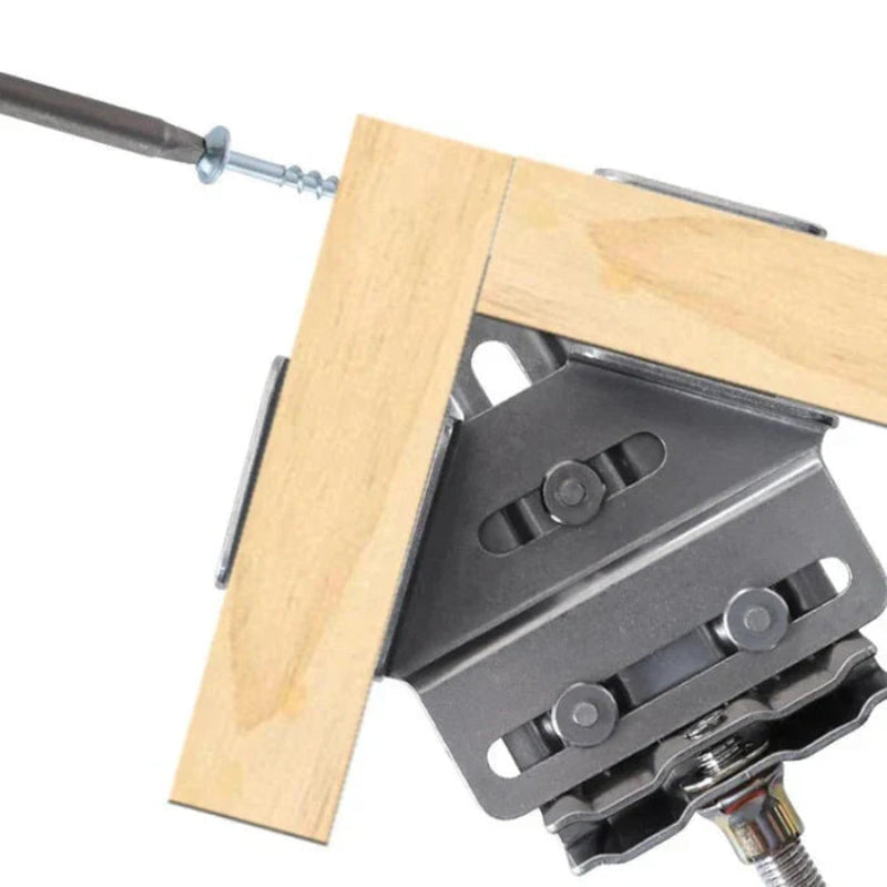 90° angle clamp for precise wood joints 