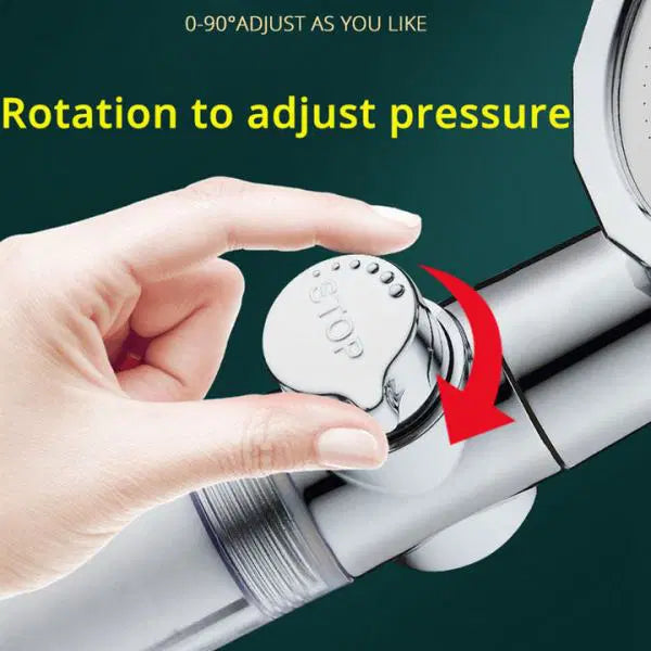 Relaksujący prysznic 360° – Wysokie ciśnienie i oszczędność wody 